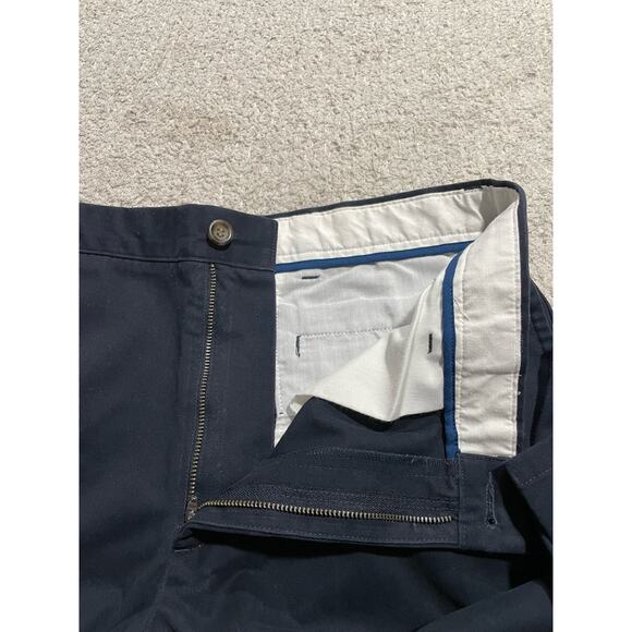Dockers Chinos Straight Fit Pants Mens Size 34 x 32 Navy Blue Trousers Slacks - Picture 8 of 13